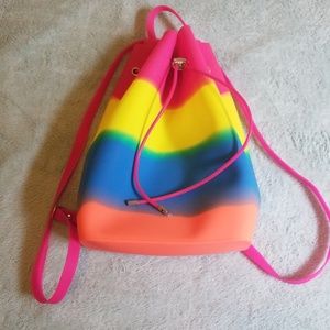 Rainbow Rubber Backpack